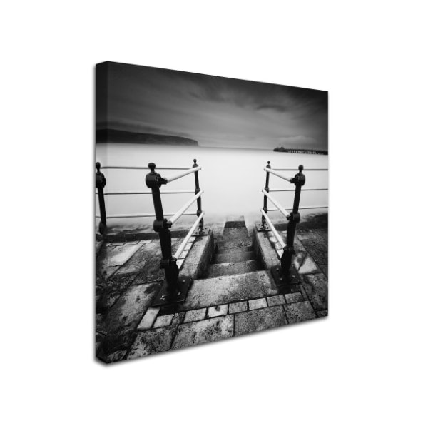 Rob Cherry 'Swanage Seafront' Canvas Art,14x14